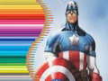                                                                       Coloring Book for Captain America ליּפש