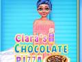                                                                     Clara's Chocolate Pizza קחשמ