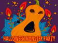                                                                     Halloween Monster Party Jigsaw קחשמ