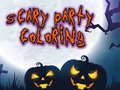                                                                     Scary Party Coloring קחשמ