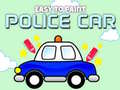                                                                     Easy to Paint Police Car קחשמ