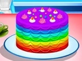                                                                     Cooking Rainbow Cake קחשמ