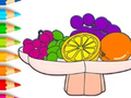                                                                     Coloring Book: Fruit קחשמ