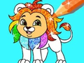                                                                     Coloring Book: Lion קחשמ