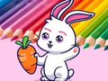                                                                       Coloring Book: Rabbit Pull Up Carrot ליּפש