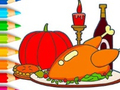                                                                     Coloring Book: Thanksgiving Day קחשמ