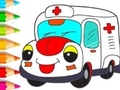                                                                     Coloring Book: Ambulance קחשמ