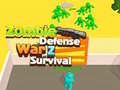                                                                       Zombie defense War Z Survival  ליּפש