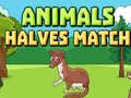                                                                     Animals Halves Match קחשמ