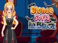                                                                       Blonde Sofia In Black ליּפש