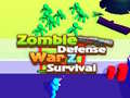                                                                       Zombie defense: War Z Survival ליּפש
