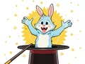                                                                       Coloring Book: Magic Rabbit ליּפש