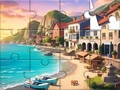                                                                    Jigsaw Puzzle: Seaside Town קחשמ