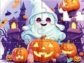                                                                       Jigsaw Puzzle: Halloween Cute Ghost ליּפש