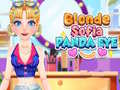                                                                     Blonde Sofia Panda Eyes קחשמ