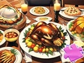                                                                     Jigsaw Puzzle: Thanksgiving Dinner קחשמ