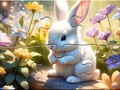                                                                     Jigsaw Puzzle: Sunny Forest Rabbit קחשמ