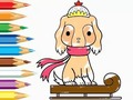                                                                     Coloring Book: Dog-Riding-Sled קחשמ