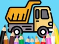                                                                     Coloring Book: Dump-Truck קחשמ