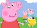                                                                       Jigsaw Puzzle: Peppa With Family ליּפש