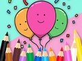                                                                       Coloring Book: Celebrate-Balloons ליּפש