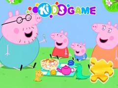                                                                     Jigsaw Puzzle: Peppa Pig Family Picnic קחשמ