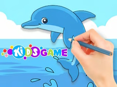                                                                     Coloring Book: Cute Dolphin קחשמ