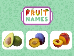                                                                       Fruit Names ליּפש