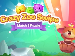                                                                       Crazy Zoo Swipe Match 3 Puzzle ליּפש