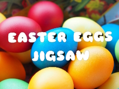                                                                     Easter Eggs Jigsaw קחשמ