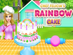                                                                       Chef Felicia`s Rainbow Cake ליּפש
