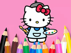                                                                     Coloring Book: Hello Kitty Painting קחשמ