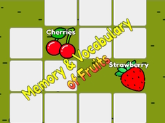                                                                       Memory & Vocabulary of Fruits ליּפש