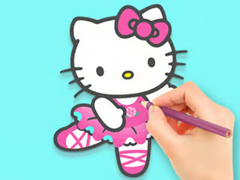                                                                     Coloring Book: Hello Kitty Dancing קחשמ