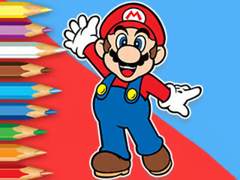                                                                      Coloring Book: Mario Happy Skating ליּפש