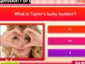                                                                     Quiz - Do you know Taylor Swift? קחשמ
