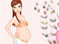                                                                       Fashionable Expectant Mother Dress Up ליּפש