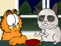                                                                     Garfield Meets Grumpy Cat קחשמ