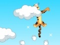                                                                     Tiger jumps on clouds קחשמ