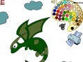                                                                     Dragon Battle Coloring קחשמ