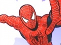                                                                     Spiderman flying: coloring קחשמ