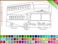                                                                       Double Decker Bus Coloring ליּפש