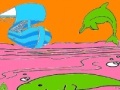                                                                     Ship and dolphins coloring קחשמ