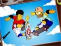                                                                     Skatings Simpsons online coloring page קחשמ