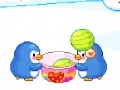                                                                     Penguins and ice cream balls קחשמ