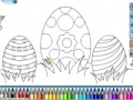                                                                       Easter Eggs Coloring ליּפש