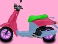                                                                     Pink motorcycle coloring קחשמ