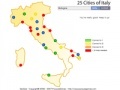                                                                     25 cities of Italy קחשמ