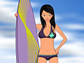                                                                     Surfer Girl Dress Up קחשמ