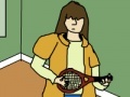                                                                     Tennis Racket Guitarist קחשמ